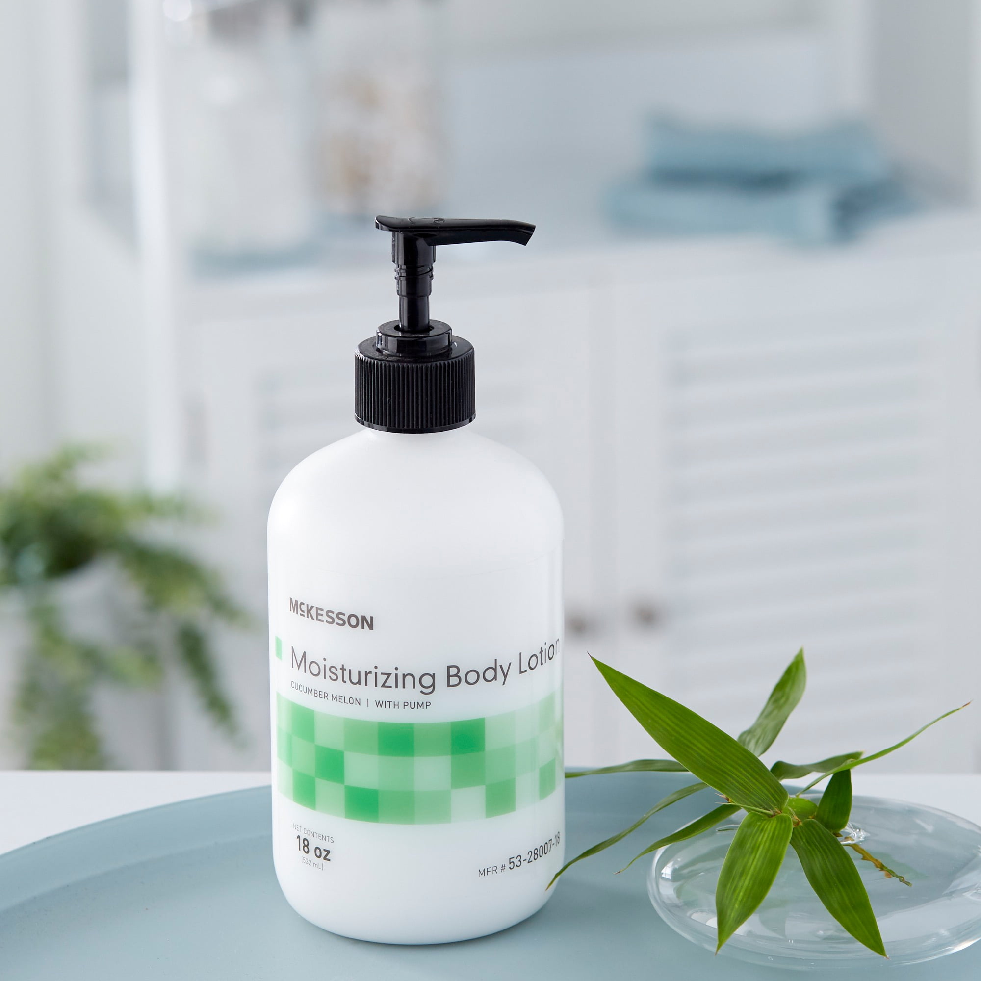 McKesson Moisturizing Hand and Body Lotion - Cucumber Melon Scent, 18 oz, 12 Ct