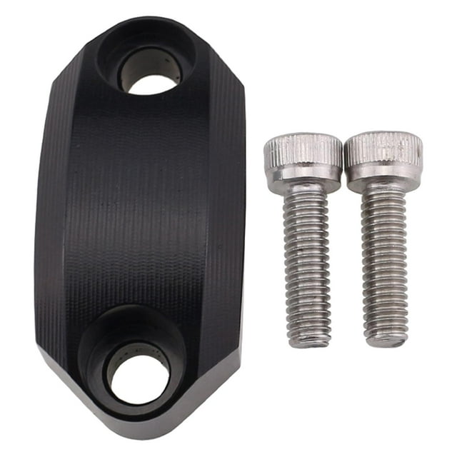 Tapas de cubierta de abrazadera de cilindro maestro de motocicleta, conjuntos de palanca de embrague de freno compatibles Negro