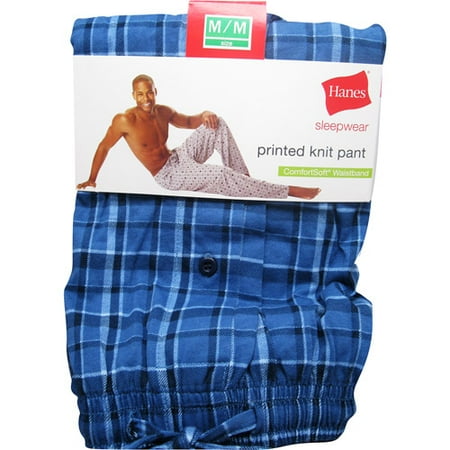 Hanes - Big Men's Printed Knit Sleep Pant, Size 2XL