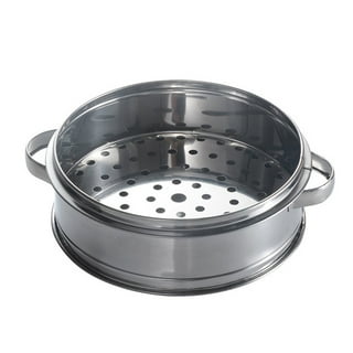 Stackable Steamer Insert Pans- Instant Pot Accessories 6 Qt-2 Silicone  handle & Interchangeable Lids–Pressure Cooker Accessories- Pot in Pot for