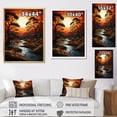 thumbnail image 4 of Designart "Tribal Sunset African III" African Tribal Floater Framed Wall Decor, 4 of 7