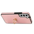 thumbnail image 6 of Allytech Galaxy S21 Case Cover Wallet, PU Leather with Ring Holder Stand Protective Shockproof Slim Fit Shell Phone Case Cover for Samsung Galaxy S21 - Pink, 6 of 8