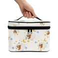 thumbnail image 3 of HELLHERO Sleepy Sloth Stars Large Capacity Travel Cosmetic Bag Daily Multi-Purpose Travel Makeup Organizer Adult, 3 of 6