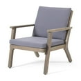 thumbnail image 4 of Noble House Temecula Outdoor  4 Seater Chat Set  Gray and Dark Gray, 4 of 12