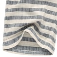 thumbnail image 4 of Gamivast Linen Shorts for Men Striped High Waisted Lightweight Elastic Waist Shorts with Pockets Relaxed Fit Drawstring Lounge Bermuda Beach Shorts Vacation Casual Summer Bottoms Gray L, 4 of 5