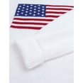 thumbnail image 5 of American Flag Graphic Sweaters for Women 4th of July Crew Neck Sweater Long Sleeve Casual Knit Pullover Sweater Shermie, 5 of 6