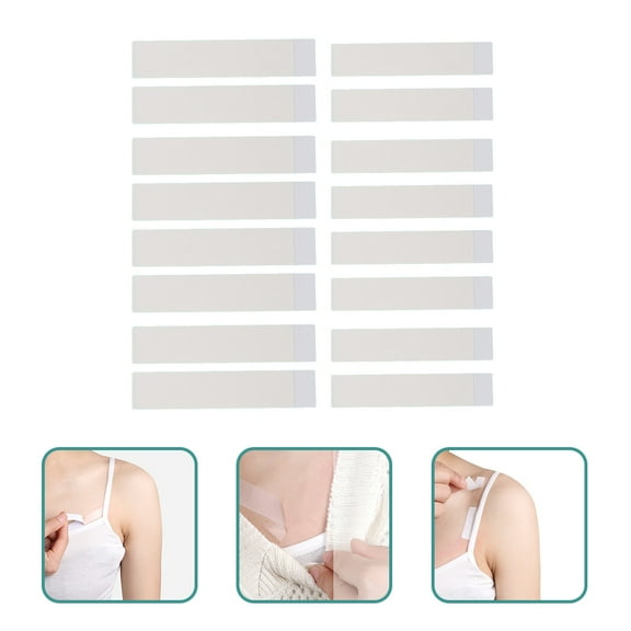 SOPOTUTU 4Packs Double Sided Body Tape for Skin Transparent Non Slip Adhesive Clothing Tape