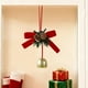 thumbnail image 4 of Adornos navideños, adornos navideños, regalos navideños, decoración navideña, campanas de llegada, adorno de regalo, lazo de terciopelo, pinos artificiales, atmósferas, cortina decorativa para ventana, 4 of 6