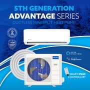 MRCOOL Advantage 5th Gen 12000 BTU 230V Ductless Mini Split Heat Pump AC - Non-DIY, 16 Ft Line Set, WiFi Control