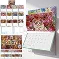 thumbnail image 3 of 2027 Pearl Art Kit DIY Diamond Painting Wall Calendar with Animal,Seasonal Hanging Monthly Planner with Preprinted Designs, Handmade Craft Kit for Home & Office Decor,Dog, 3 of 8