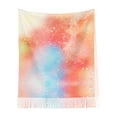 thumbnail image 2 of Foulard à Franges pour Femmes, Art Abstrait Aquarelle Rêve Long Châle, Léger et Chaud, 2 of 6