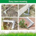 thumbnail image 3 of 2024 Upgrade Crack Weeder Crevice Weeding Tool, 12.5Inch Weed Puller Tool L-Shape Gardening Crack Sickle, Manual Hand Weeder Paver Stainless Steel Cre, 3 of 5