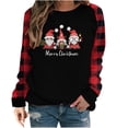 thumbnail image 1 of Chandail d'Halloween pour Femmes Chandail à Manches Longues Ample à Col Rond à Imprimé d'Halloween Haut Blouse Chandail d'Halloween pour Femmes Vêtements d'Halloween pour Femmes le Long Halloween, 1 of 7