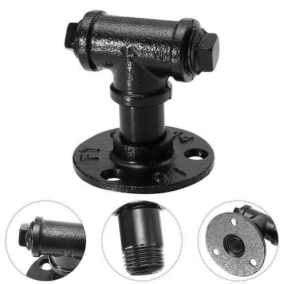 HOMEMAXS  2 Pcs Cabinet Door Handle Pipe Handles Accessories Dad Black