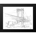 thumbnail image 2 of Harper, Ethan 18x15 Black Modern Framed Museum Art Print Titled - Pencil Cityscape Study II, 2 of 5