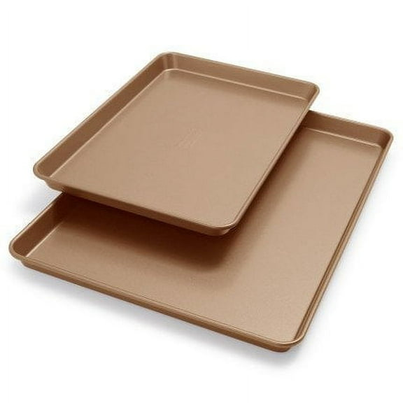 KitchenAid Professional-Grade Nonstick Jellyroll Pan and Baking Sheet KB2NSS95SHWT, Set of 2