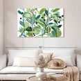 thumbnail image 2 of Elephant Stock Annamieka Wall Art - Horizontal Multi Panel Canvas - Living Room Wall Decor - Floral And Botanical Multi Panel - Teal And White Decor By Carrie Schmitt - 45" x 28", 2 of 4