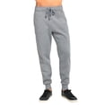 thumbnail image 3 of 2 Pack Men's Fleece Jogger Heavyweight Sweatpants Cotton Drawstring and Pockets S-3XL Regular Big & Tall Casual Elastic Waist Menswear Thermal Trouser, 3 of 5