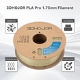 thumbnail image 3 of Filamento para impresora 3D 3DHojor PLA Pro (PLA+) de 1,75 mm, color blanco hueso, 3 of 7