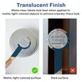 thumbnail image 3 of Avery Matte Clear Lollipop Labels, 1-1/2" x 4", 200 Total, 3 of 10
