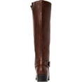 thumbnail image 3 of Alfani Womens Kallumm Faux Leather Tall Knee-High Boots Brown 6 Medium (B,M), 3 of 4