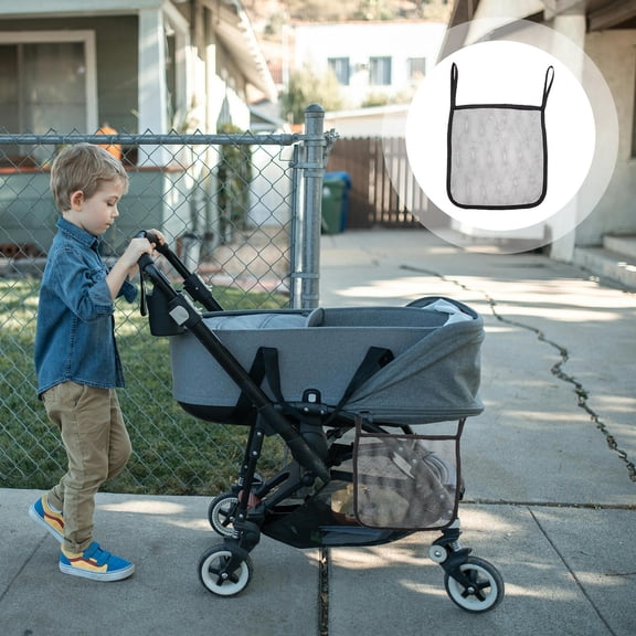 UPKOCH Universal Stroller Bag Storage Polyester for New Parents 2pcs