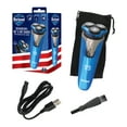 thumbnail image 3 of Barbasol Rechargeable Wet & Dry Rotary Electric Shaver for Men with LCD Display, 3 of 11