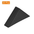 thumbnail image 3 of Uxcell 20Pack Corner Protectors 12x66mm Plastic Triangle Corner Guards Cushion, Black, 3 of 6