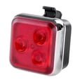 thumbnail image 2 of Luces LED de advertencia para bicicletas Luz de bicicleta recargable y trasero Cinta de silicona para bicicleta súper brilnte 4 modos rojo Macarena Luz trasera de bicicleta, 2 of 8