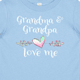 thumbnail image 4 of Inktastic Grandma and Grandpa Love Me Heart Grandchild Boys or Girls Baby T-Shirt, 4 of 5