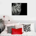 thumbnail image 4 of Black and White Gray Canvas Wall Art-Inner Framed Printed on Canvas Modern Artwork for Home Decorations and Easy to Hang for Living Room Bedroom-ess Wall Art, 4 of 4