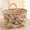 Style-P-2255, variant on Car Storage Basket Organizer, Large Capacity Foldable Auto Bin with Handles, Boho-Chic Quilted Floral Storage Basket,Quilted Fabric Trunk & Back Seat Organizer for Groceries