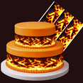 thumbnail image 3 of Flames 3 Strips Edible Frosting Photo Cake Border Decoration, 3 of 4