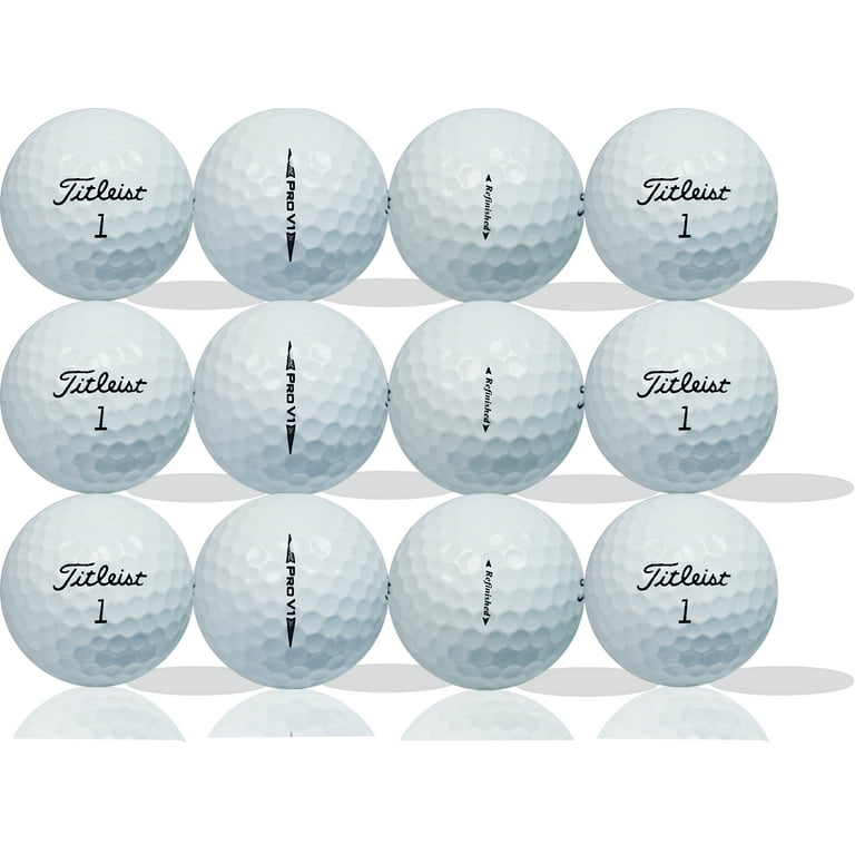 3 pack) Titleist Pro V1 Refinished Golf Balls – 12 Pack – Premium