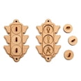 thumbnail image 3 of Piezas de tablero de actividades, accesorios, juguetes sensoriales de madera, juguetes sensoriales de madera para el desarrollo Transporte, 3 of 9