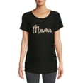 thumbnail image 3 of Time and Tru Women's Maternity Graphic T-Shirt, 3 of 6