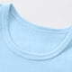 thumbnail image 3 of Camiseta de tirantes de cuello redondo con estampado de verano de hilo de color liso, informal, holgada, para exteriores, de poliéster para niña, 3 of 5