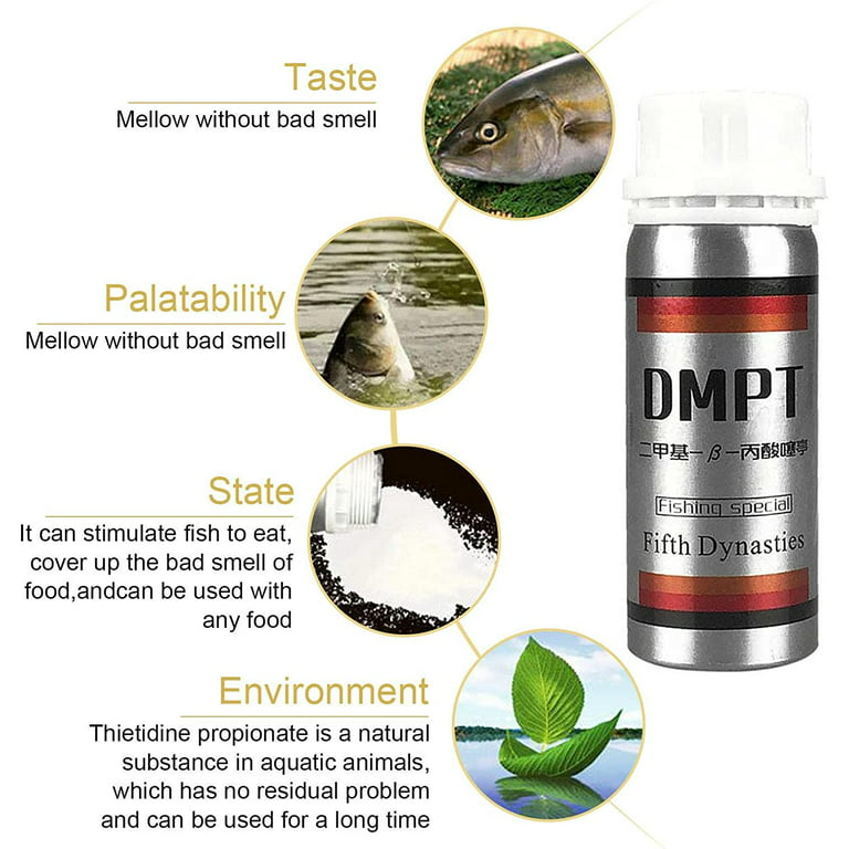 DMPT Fish Attractant ORIGINAL Fishing Additive Powder Bait Outdoor