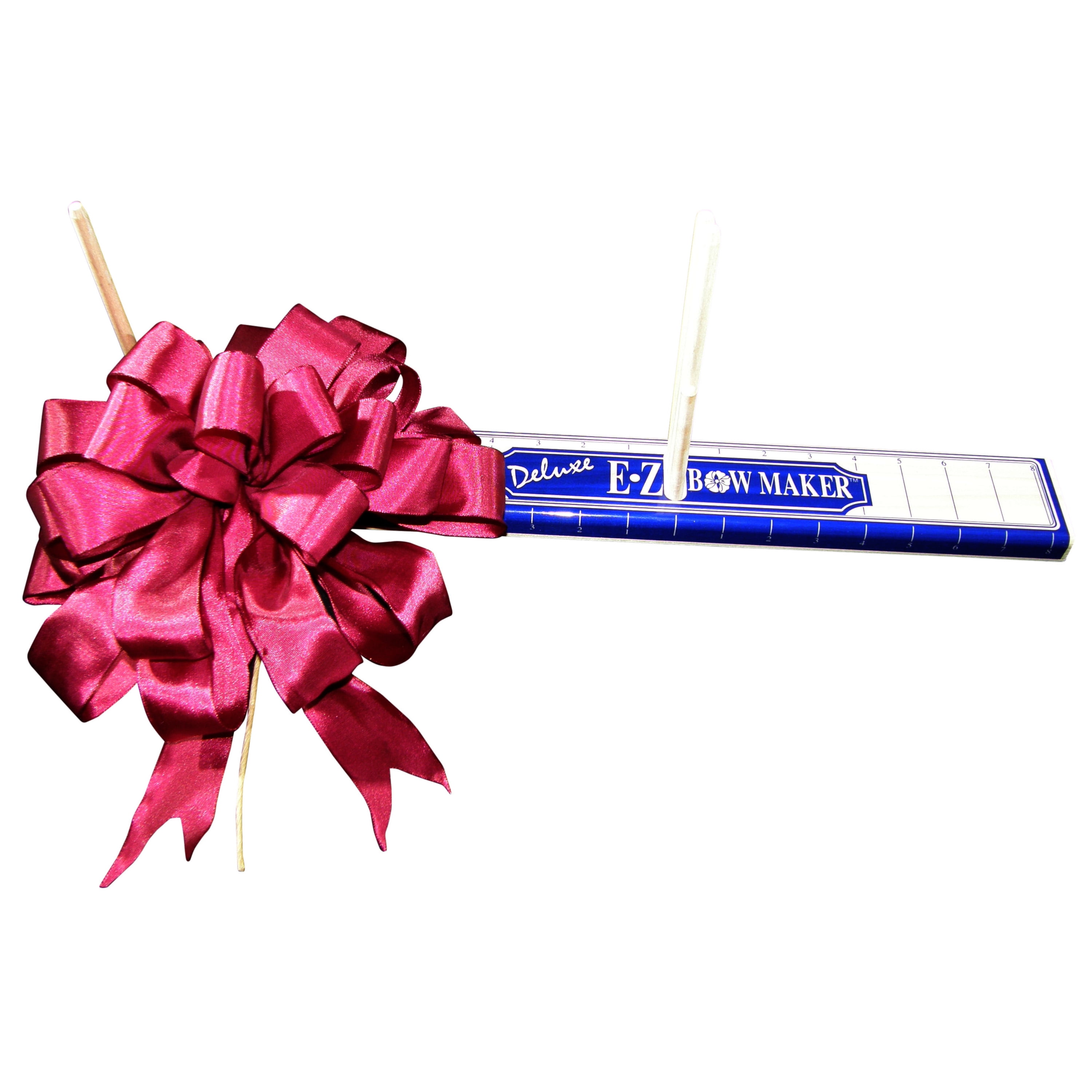 Deluxe EZ Bow Maker with Ribbon Rose Maker Attachment – EZ Craft