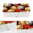 thumbnail image 4 of Baseball PU Leather Necklace Holder with Removable Compartment, Portable Decorative Box Jewelry Boxes Necklace Organizer, 4 of 6