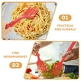 thumbnail image 2 of Milisten Pasta Server Reusable Silicone 2Pcs 11.59X2.08X0.94in, 2 of 8