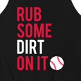 thumbnail image 3 of Instant Message - Rub Some Dirt On It - Men's Jersey Tank Top, 3 of 6