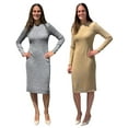 thumbnail image 2 of Baby'O Women's Lurex Knit Layering Shell Dress, 2 of 4