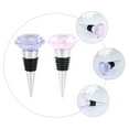 thumbnail image 6 of PAMINGONO Red Wine Sealing Plug PP Purple 2Pcs 3.4X1.5in, 6 of 8