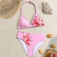 thumbnail image 2 of SIYUDAN Girls Floral Bikini Set, High Waisted Bikini Bathing Suit 2 Piece Swimsuit for Tweens &, 2 of 7