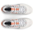 thumbnail image 5 of Under Armour Unisex UA Lockdown 6 Basketball Shoes White/Bubble Peach/Black - 3025616-102, 5 of 5