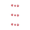 thumbnail image 1 of xinxixnxx 3pcs/set Boutons Clés Durables pour la Réparation Pratique de la Télécommande sur Commodore Rouge 3Set, 1 of 6