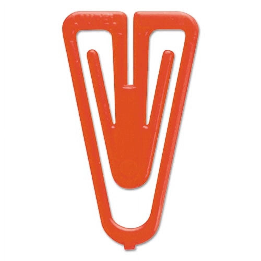 Plastiklips Paper Clips, Medium (no. 4), Assorted Colors, 500/box | Bundle of 2 Boxes
