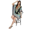 thumbnail image 3 of Gypsie Blu Women Short Kaftan Plus Size Summer Cover Up Tunic Beach Dress Casual Wear Mini Caftan Womens Dresses Online, 3 of 7