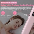thumbnail image 4 of Altavoz Bluetooth para Debajo de la Almohada para Dormir - Altavoz de Almohada de Conducción Ósea con 11 Sonidos Blancos Integrados, 400 MAh, Silencioso, B, 4 of 5
